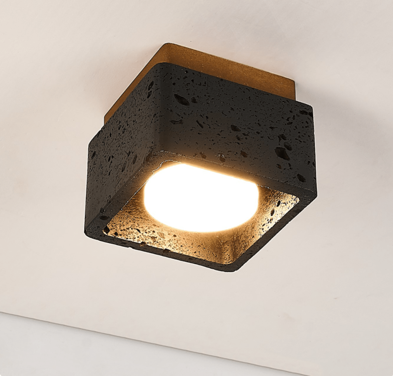 Lava Cube Ceiling Lamp-Neutral Decor