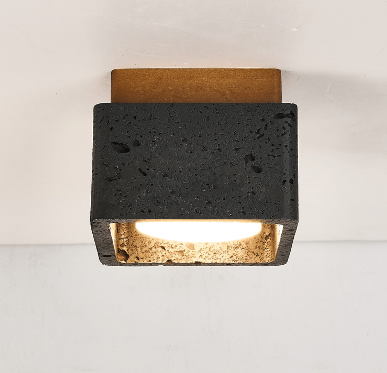 Lava Cube Ceiling Lamp-Neutral Decor