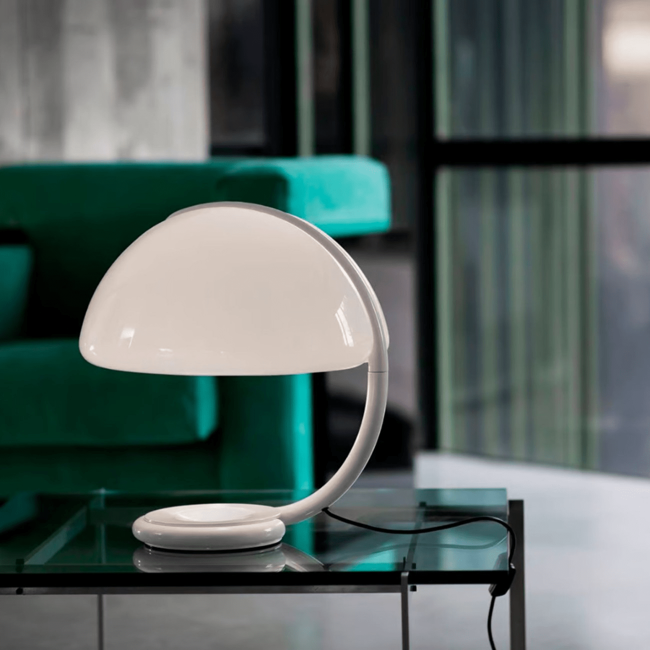 Arc Dome Table Lamp-Neutral Decor