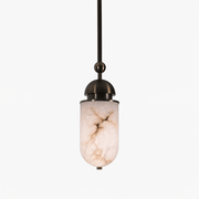Capsule Alabaster Pendant Lamp-Neutral Decor