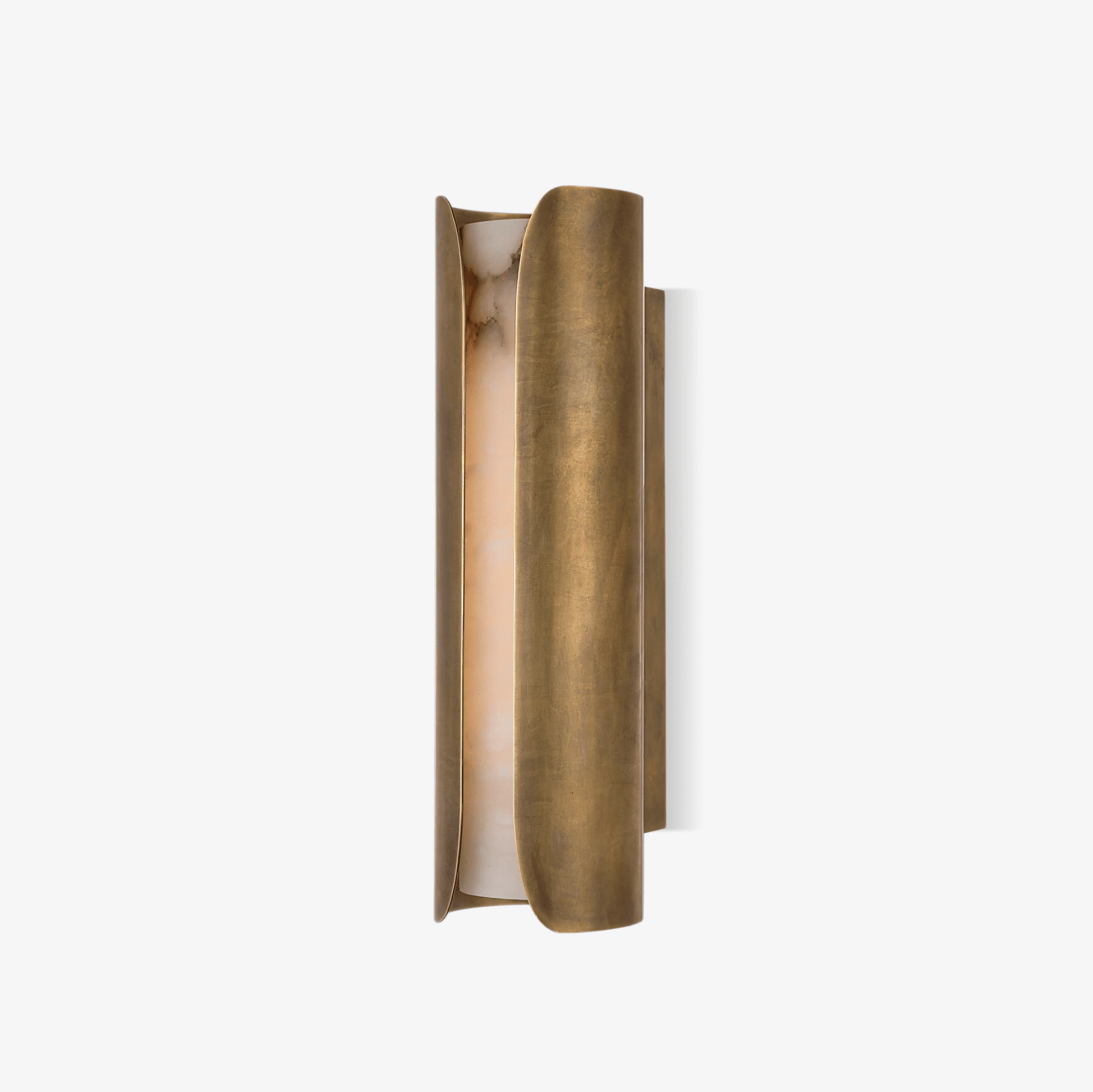 Cradled Alabaster Sconce-Neutral Decor