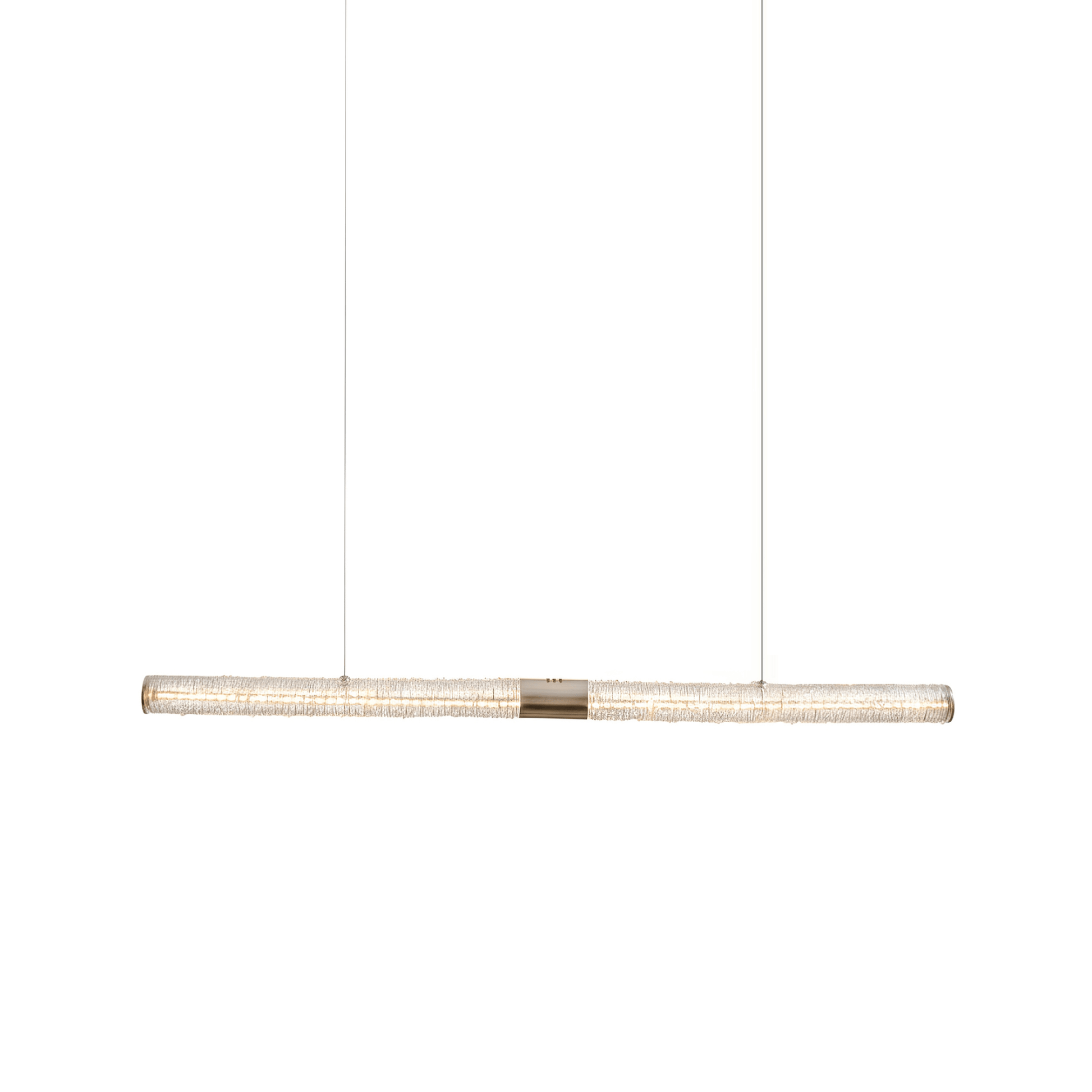Crystal Stream Linear Pendant Lamp-Neutral Decor