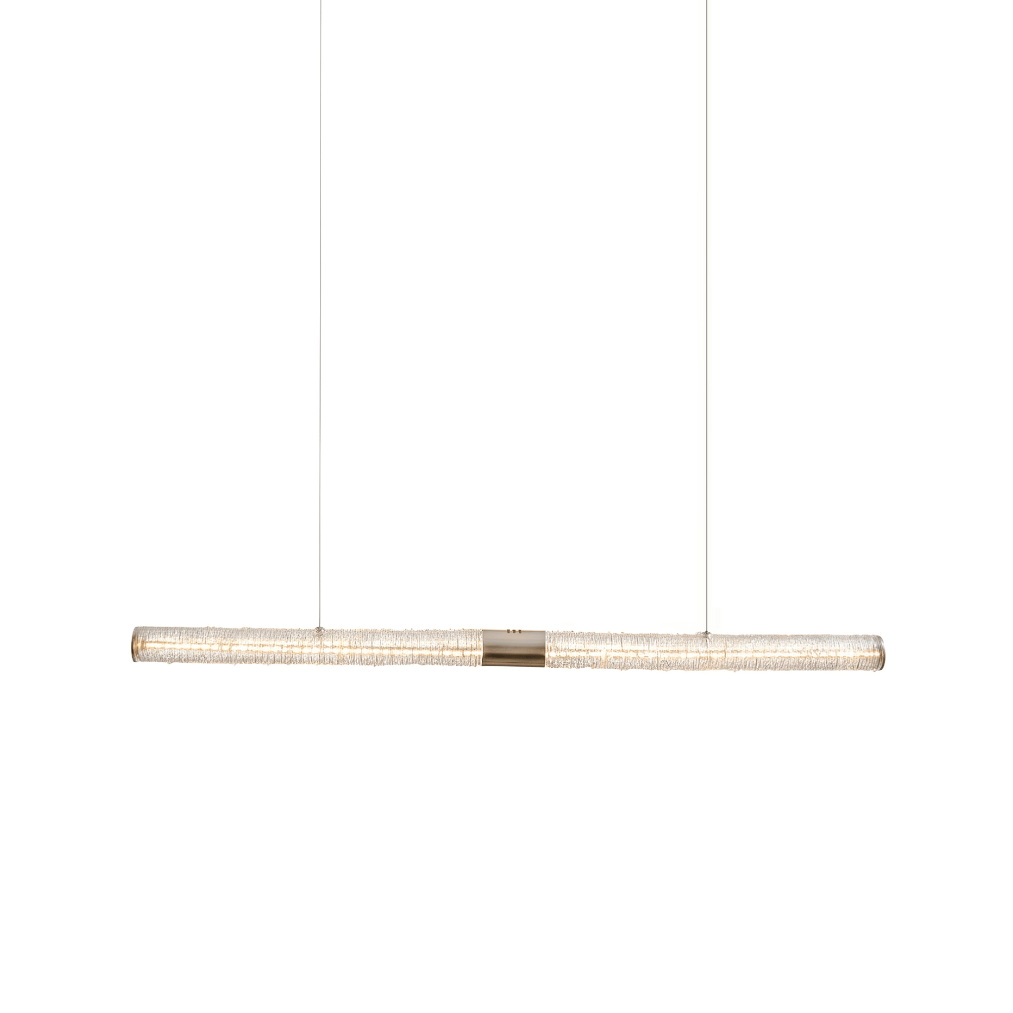 Crystal Stream Linear Pendant Lamp-Neutral Decor