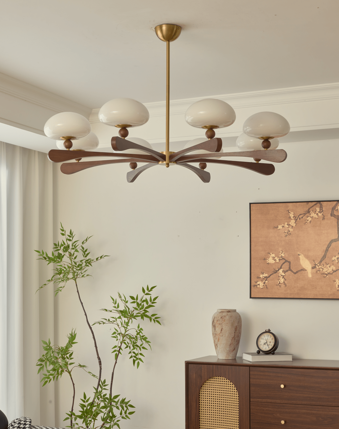 Evander Ray Chandelier-Neutral Decor