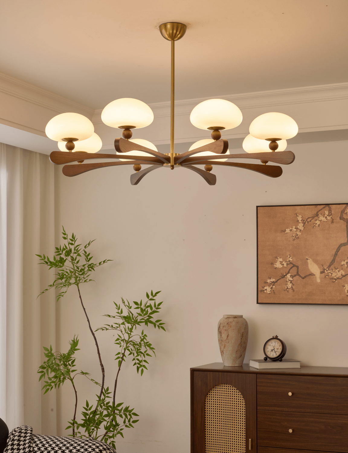 Evander Ray Chandelier-Neutral Decor