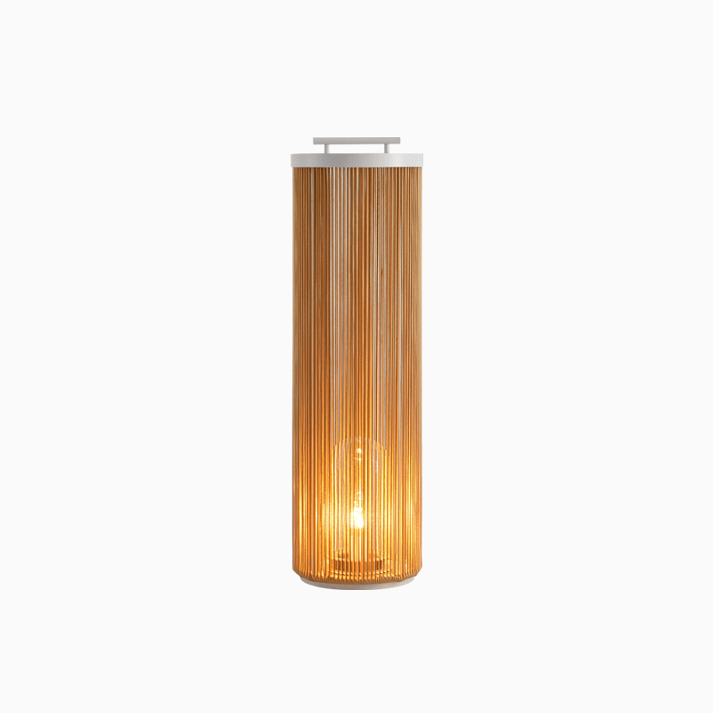 Linden Column Solar Outdoor Lamp-Neutral Decor