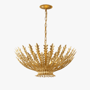 Aurelia Luxurious Gilded Acanthus Chandelier-Neutral Decor