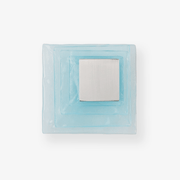Cleo Glass Water Cube Cascade Sconce-Neutral Decor