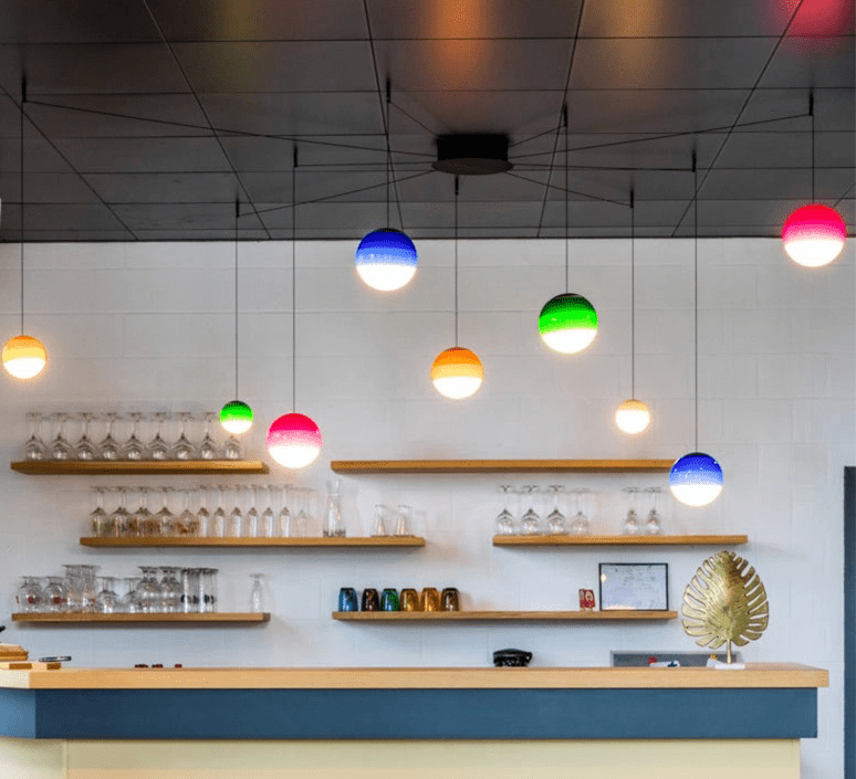 Dipping Pendant Light-Neutral Decor