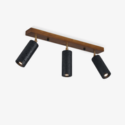 Hugo Black Travertine Trio Ceiling Spot-Neutral Decor