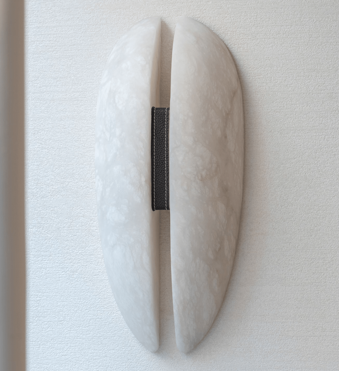Alabaster Veil Wall Sconce-Neutral Decor