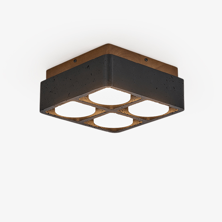 Axel Multi Spot Square Ceiling Lamp-Neutral Decor