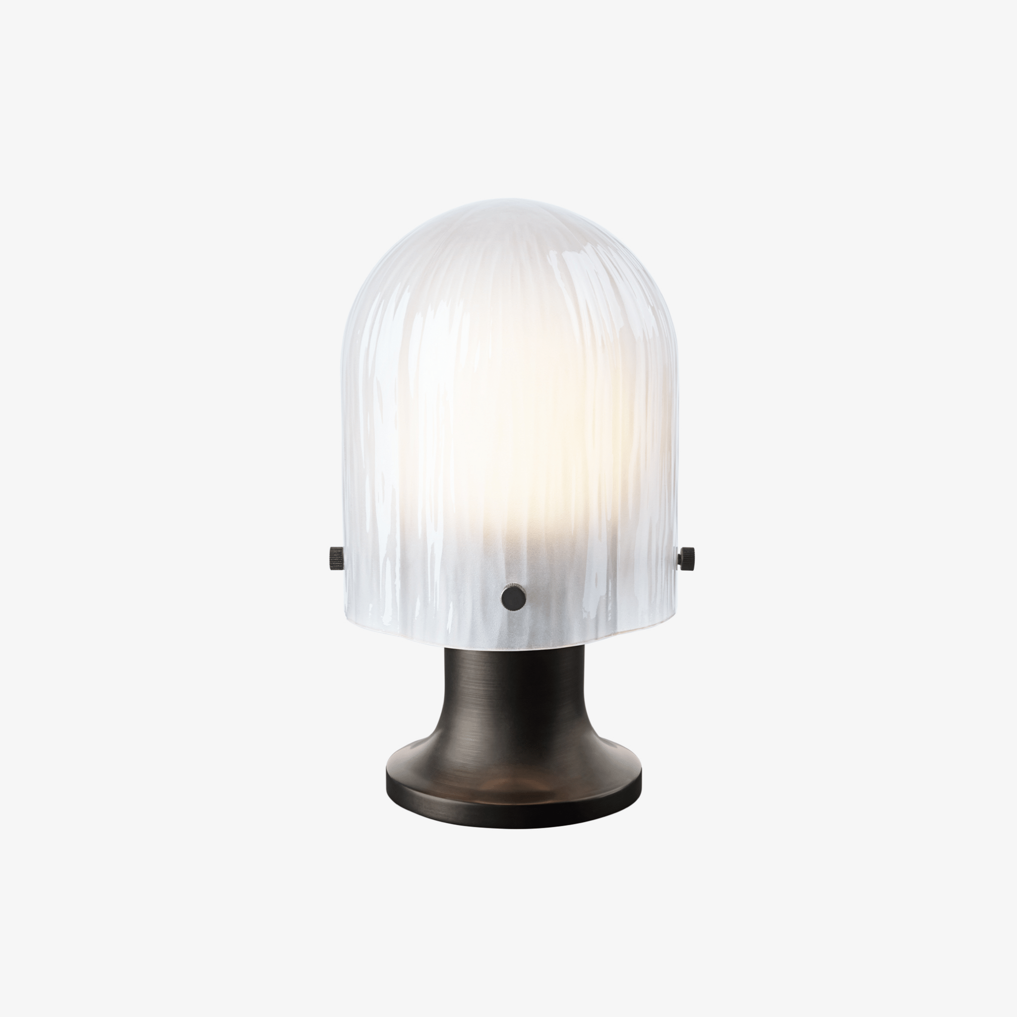 Aura Fluted Table Lamp-Neutral Decor