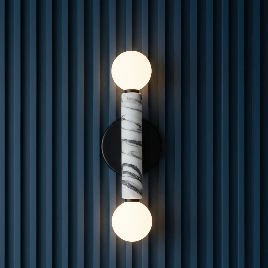 Obelisk Orb Sconce-Neutral Decor