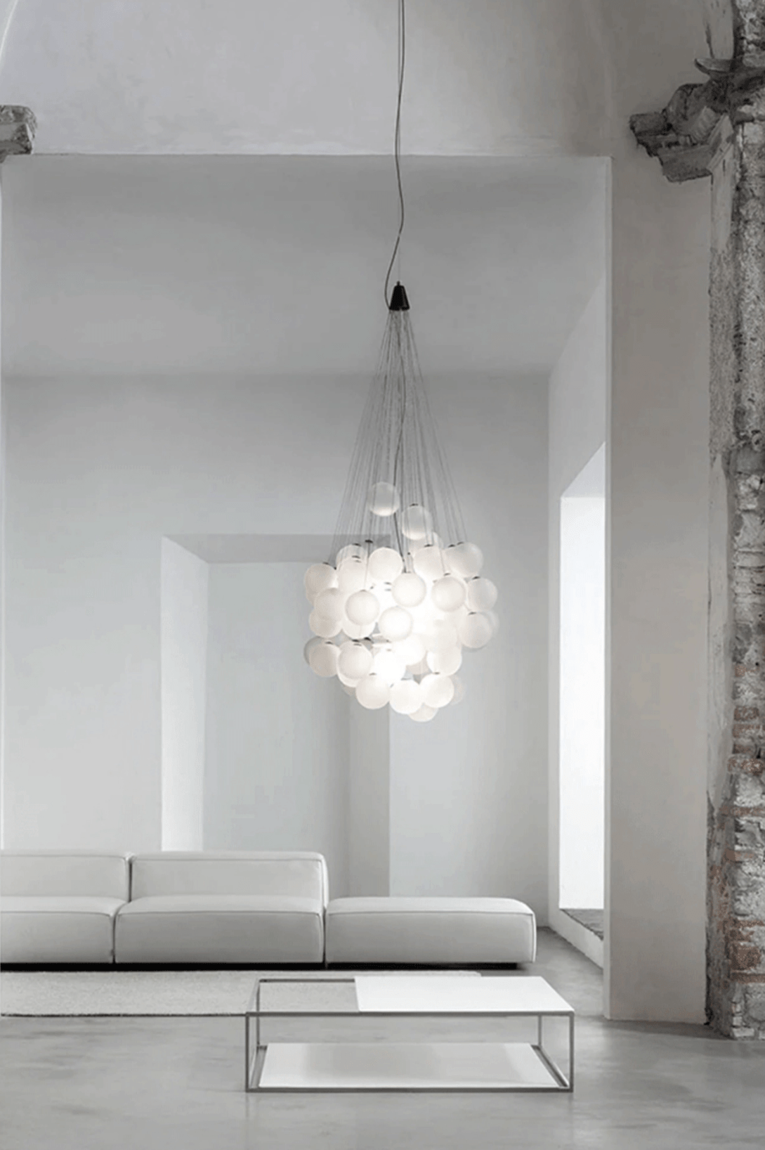 Cumulus Cascade Chandelier-Neutral Decor