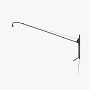 Black Long Arm Wall Lamp-Neutral Decor
