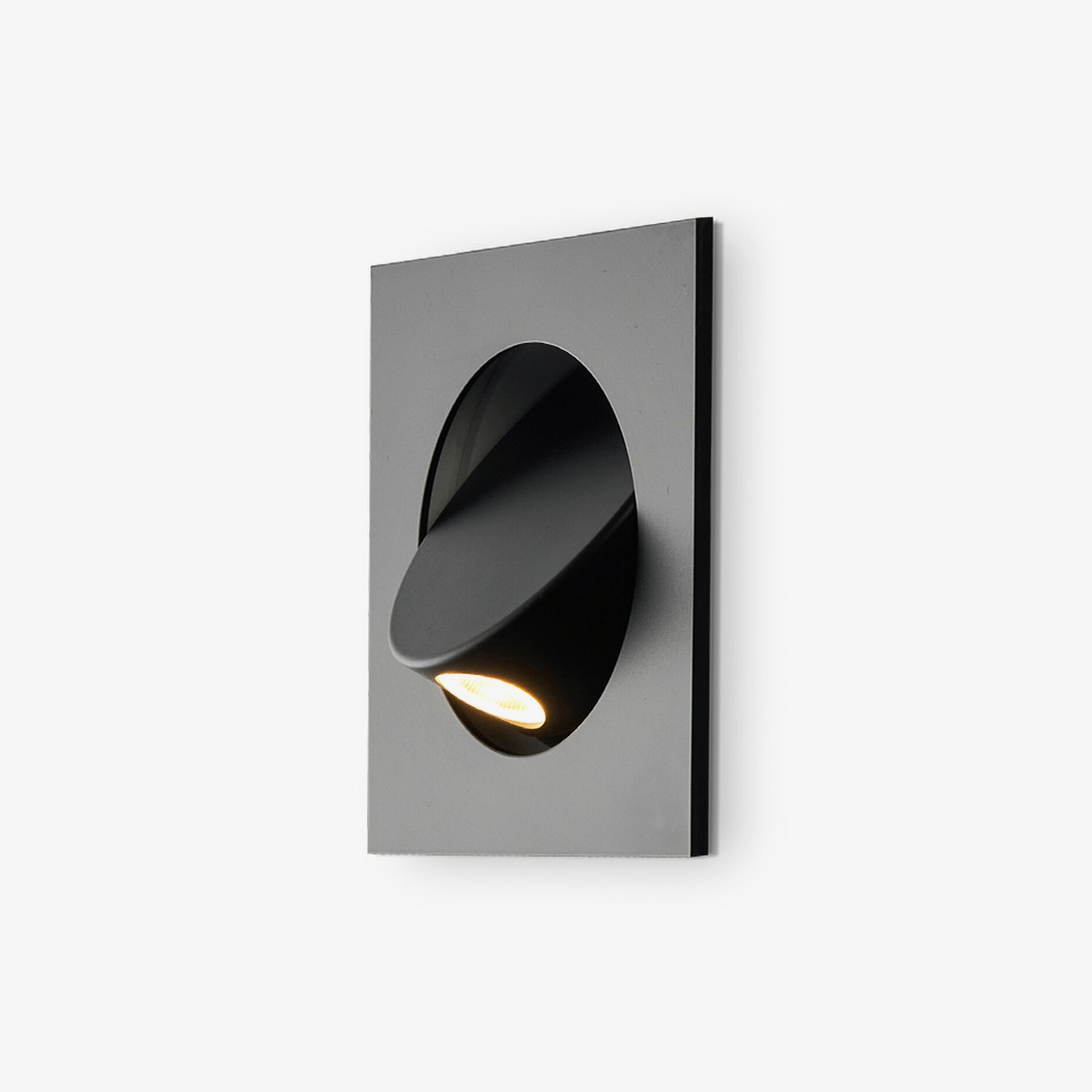Minimalist Recessed Rotatable Sconce-Neutral Decor