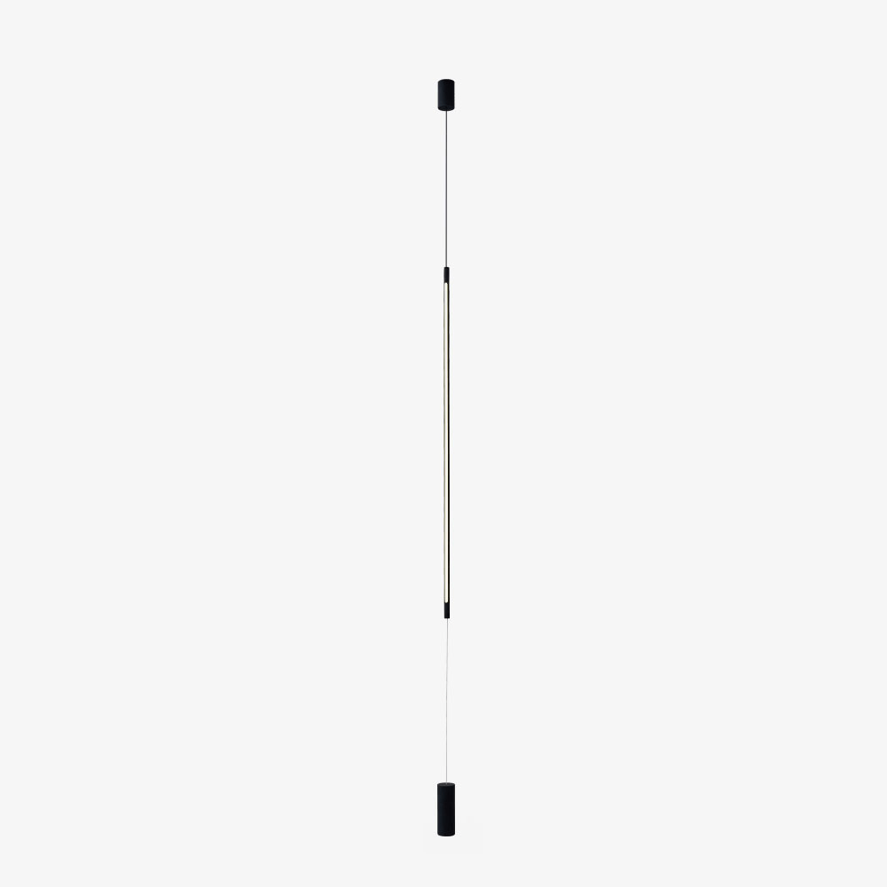 Minimalist Linear LED Pendant Light-Neutral Decor