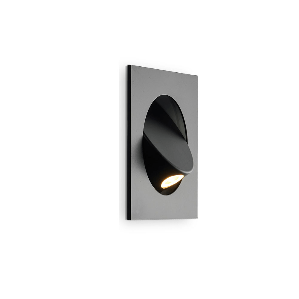 Minimalist Recessed Rotatable Sconce-Neutral Decor