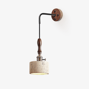 Sven Modern Yellow Travertine Wall Lamp-Neutral Decor