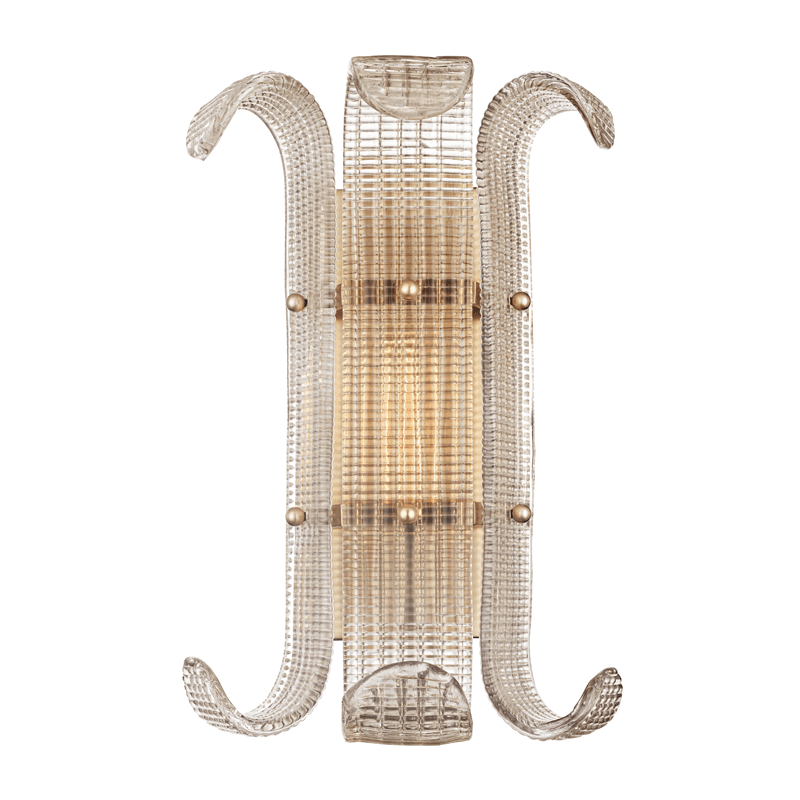 Dara Luxurious Champagne Glass Brasher Wall Lamp-Neutral Decor