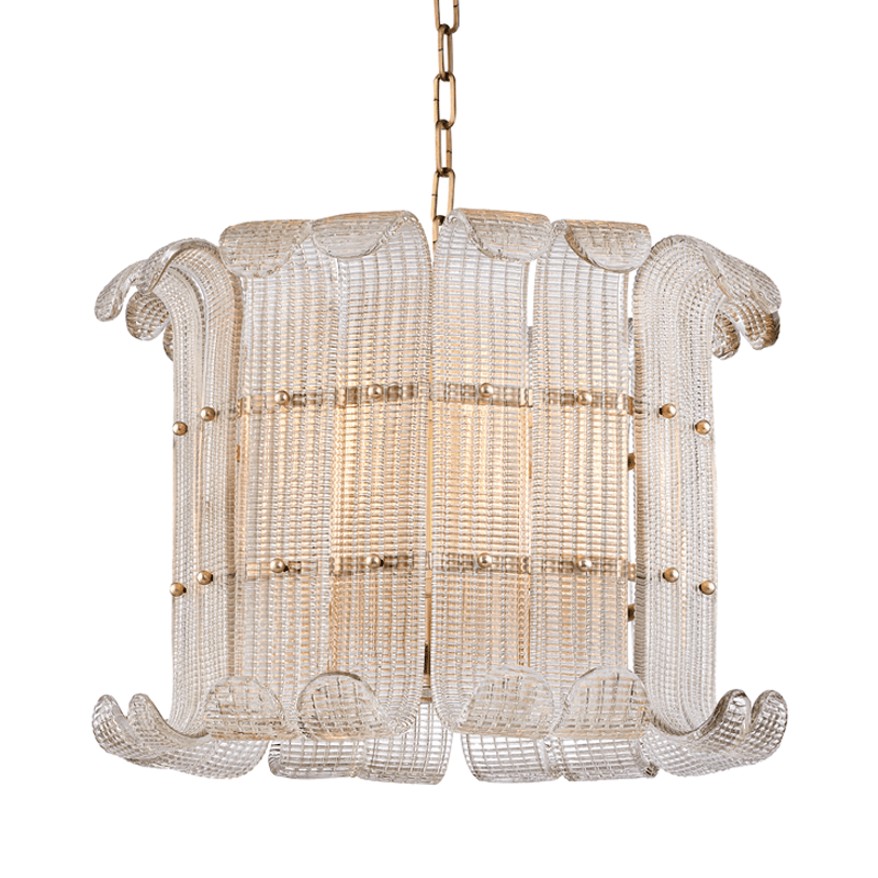 Nala Luxurious Champagne Glass Brasher Chandelier-Neutral Decor