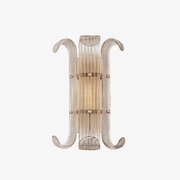 Dara Luxurious Champagne Glass Brasher Wall Lamp-Neutral Decor