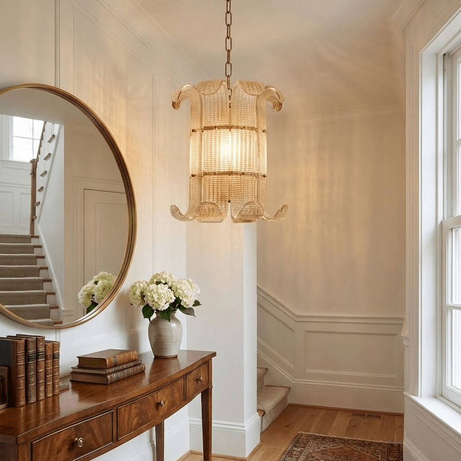 Rhea Luxurious Small Champagne Glass Brasher Chandelier-Neutral Decor
