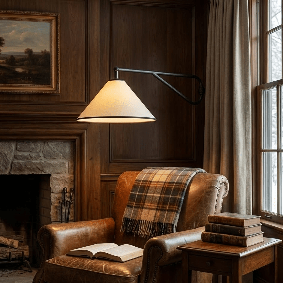 Zane Diaphane Minimalist Swing Fabric Wall Lamp-Neutral Decor