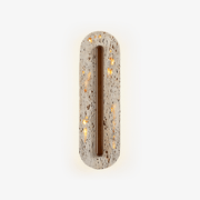 Cato Bellamont Minimalist Beige Travertine Wall Lamp-Neutral Decor