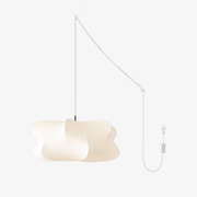 Bibi Cloudy Decorative Silk Pendant Swag Light-Neutral Decor