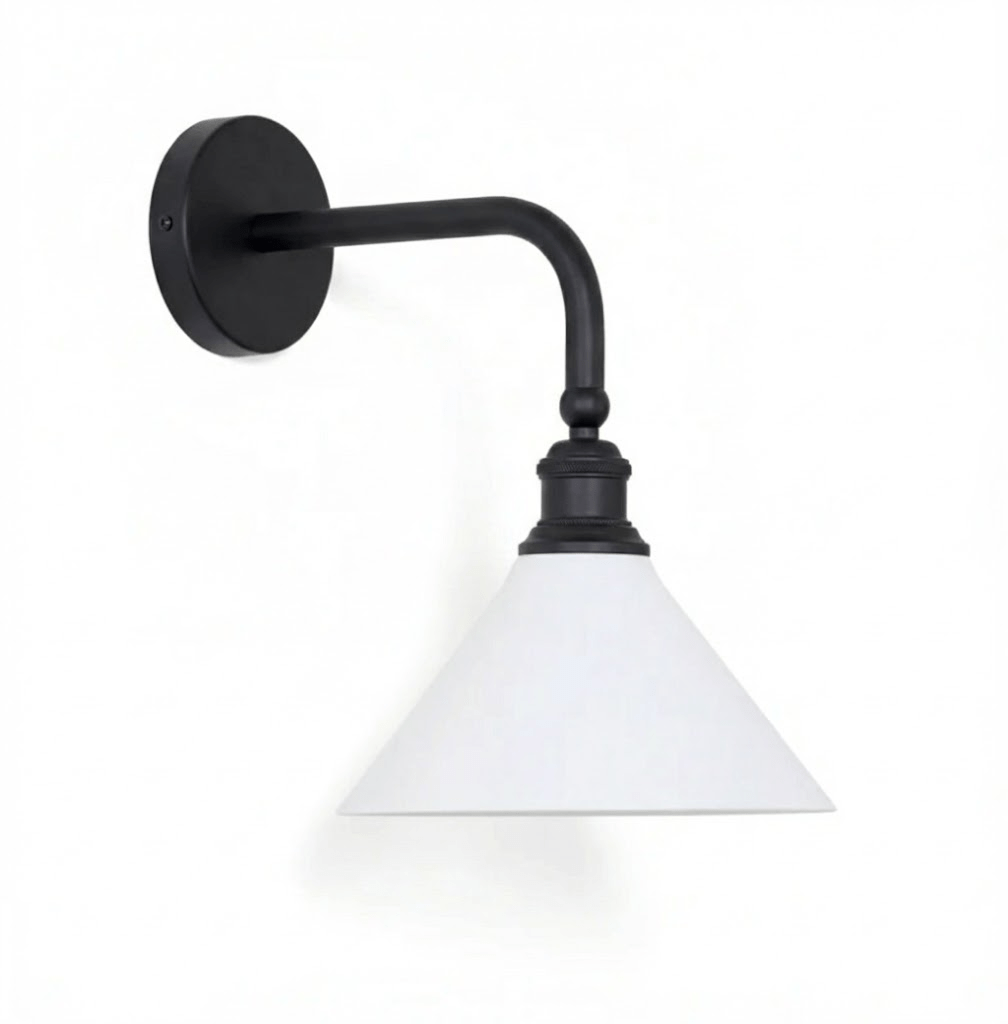 Zaya Minimalist Metal Wall Lamp-Neutral Decor