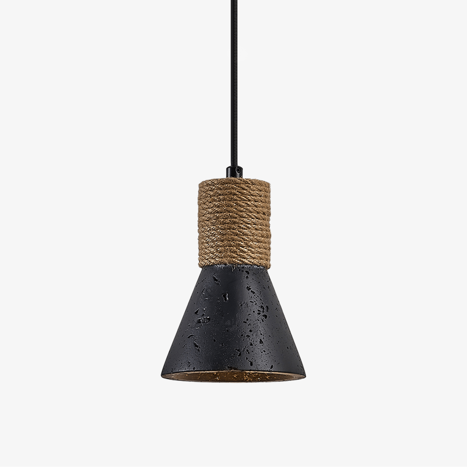 Ravena Rope Cone Pendant Lamp-Neutral Decor