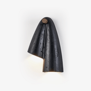 Kora Modern Black Travertine Wall Lamp-Neutral Decor