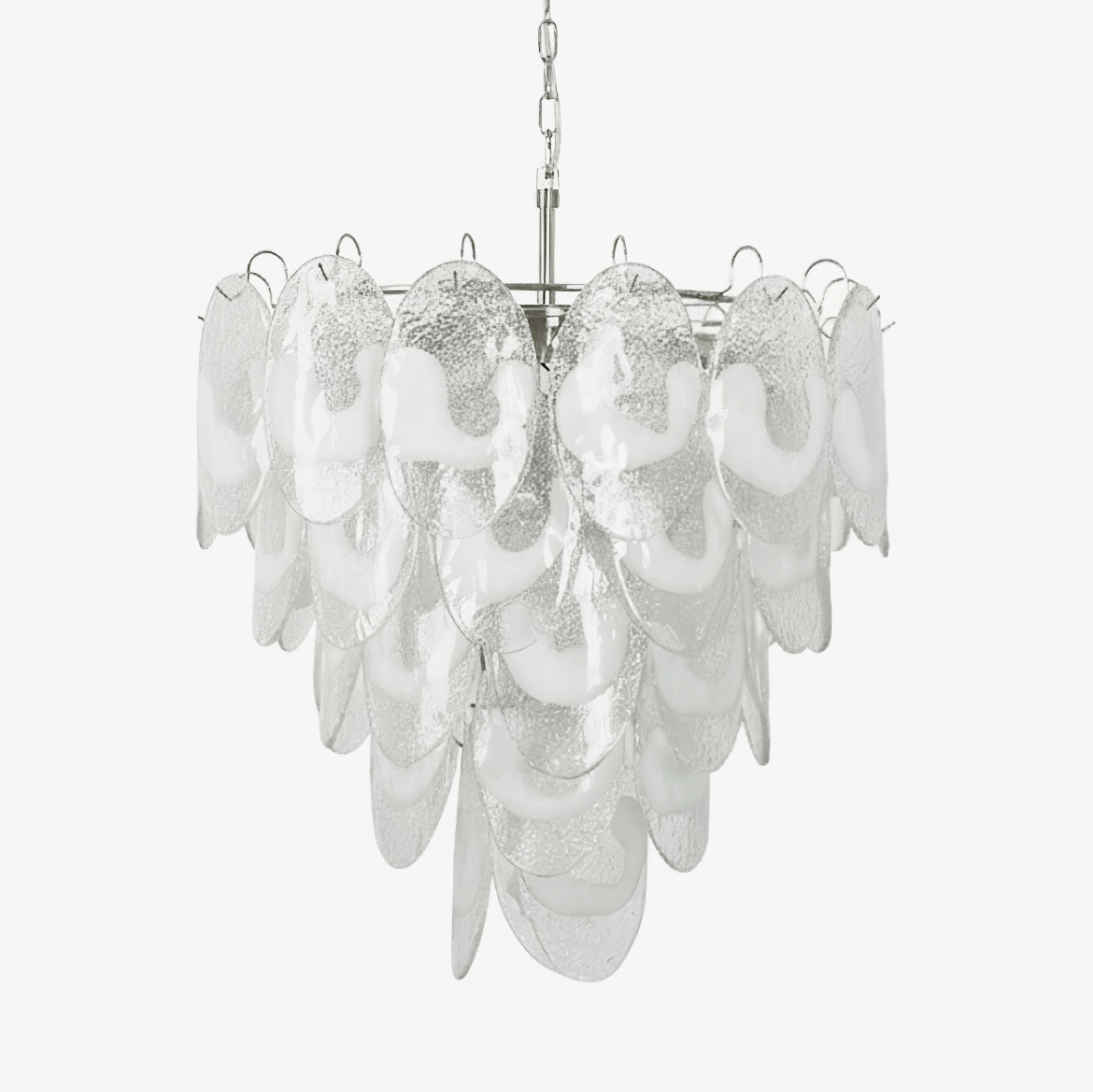 Jord Elegant Murano Glass Chandelier-Neutral Decor