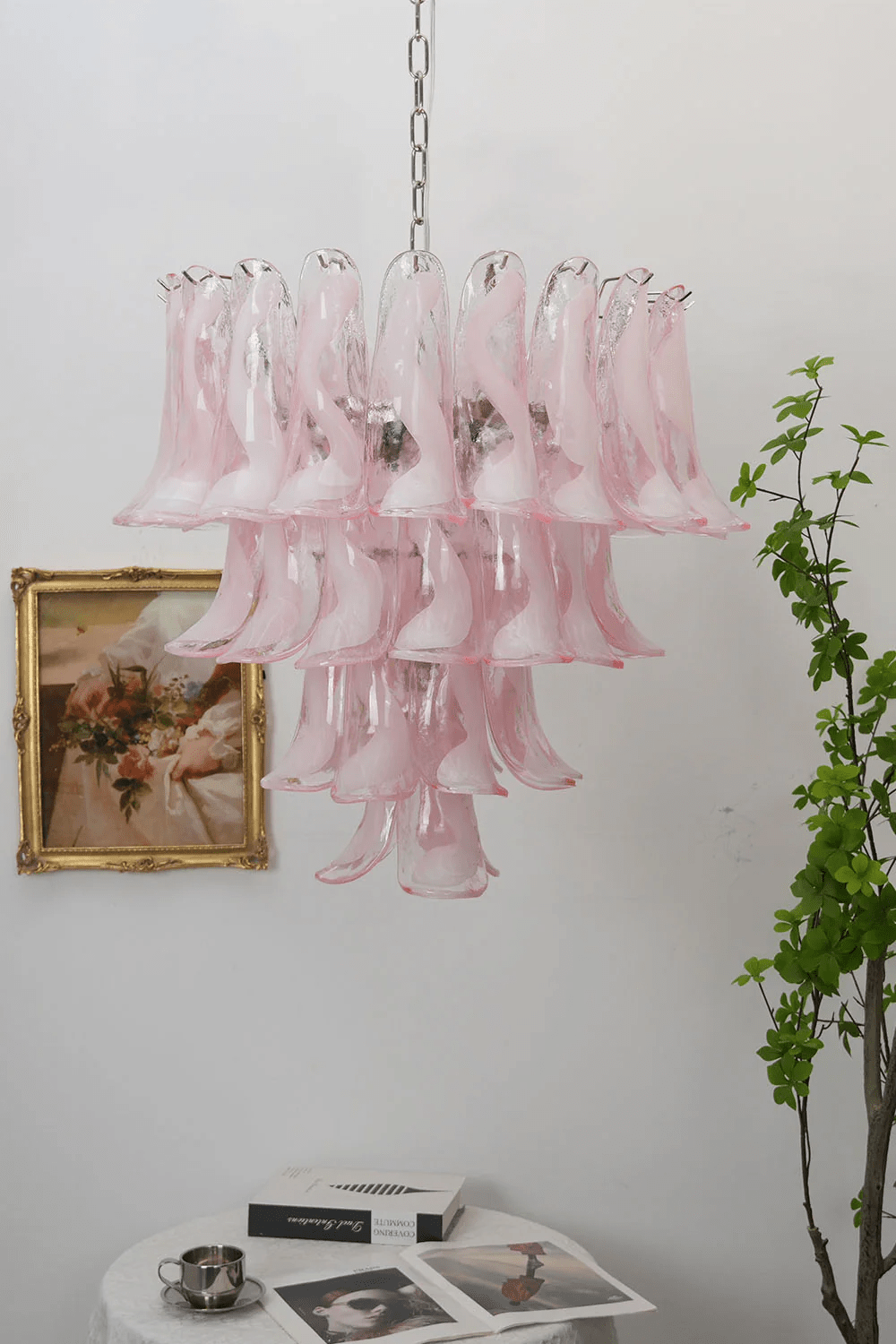 Cysp Romantic Murano Glass Chandelier-Neutral Decor