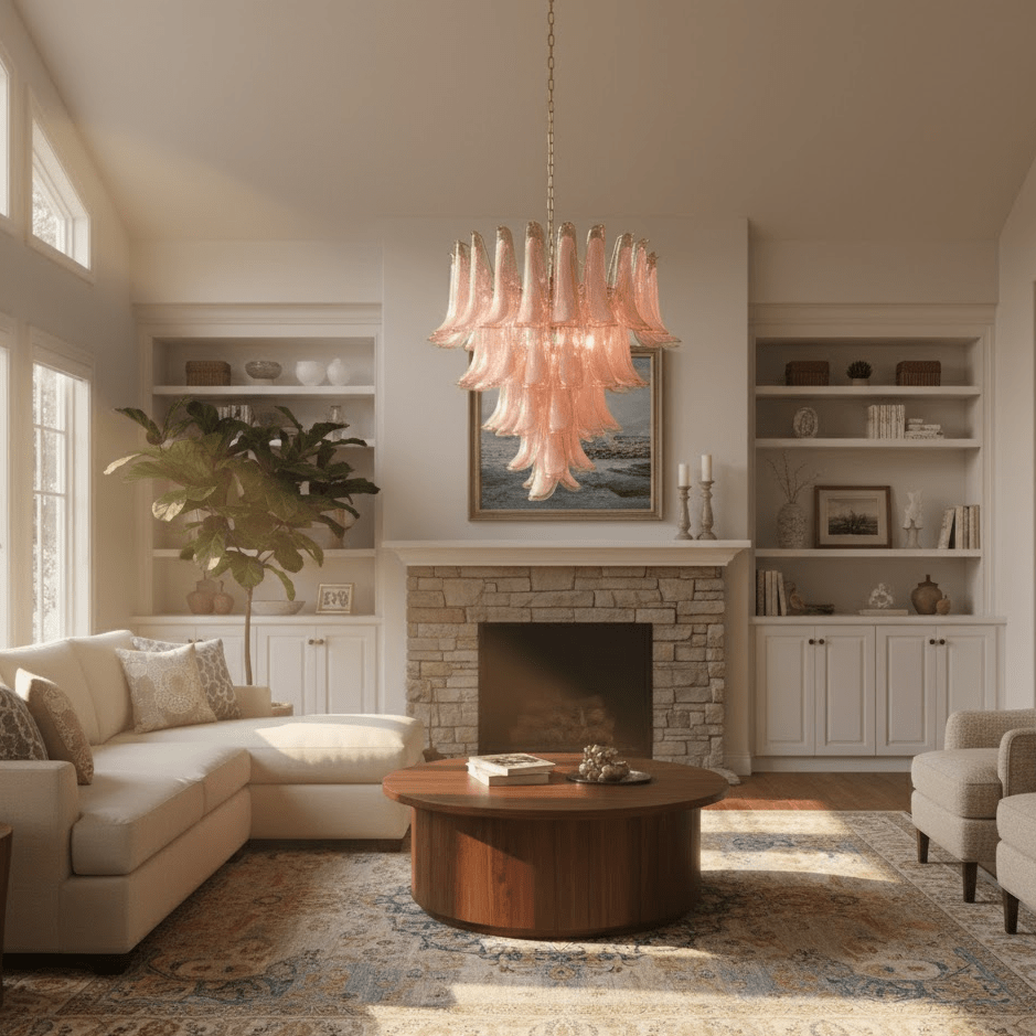 Cysp Romantic Murano Glass Chandelier-Neutral Decor
