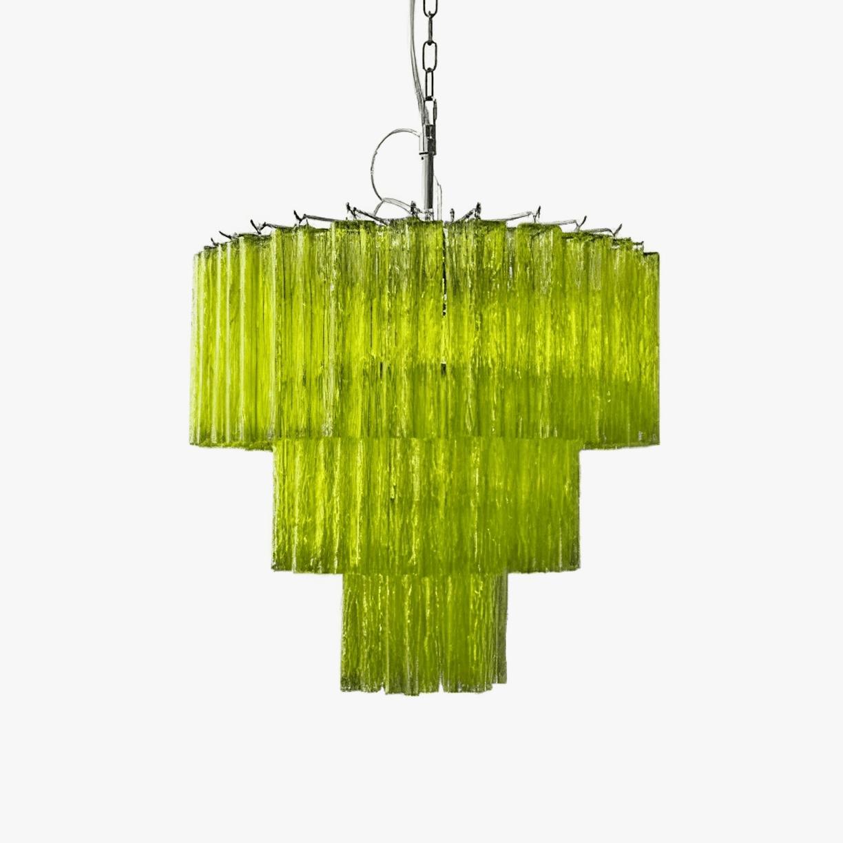 Wexn Glacier Tier Glass Chandelier-Neutral Decor