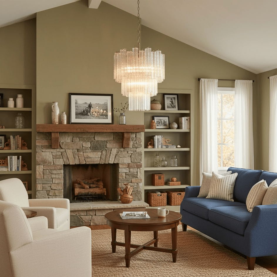 Vins Glass Elegent Chandelier-Neutral Decor
