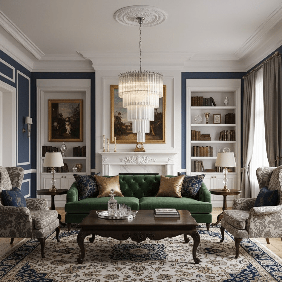 Qydr Luxurious Glass Chandelier-Neutral Decor