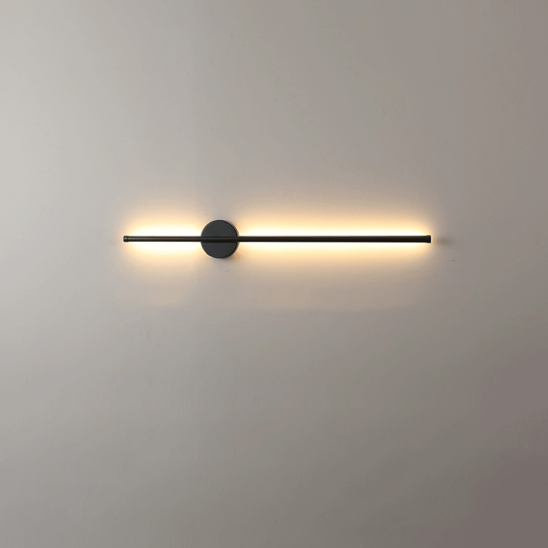 Fral Black Sleek Cordless Rechargeable Wall Lamp-Neutral Decor