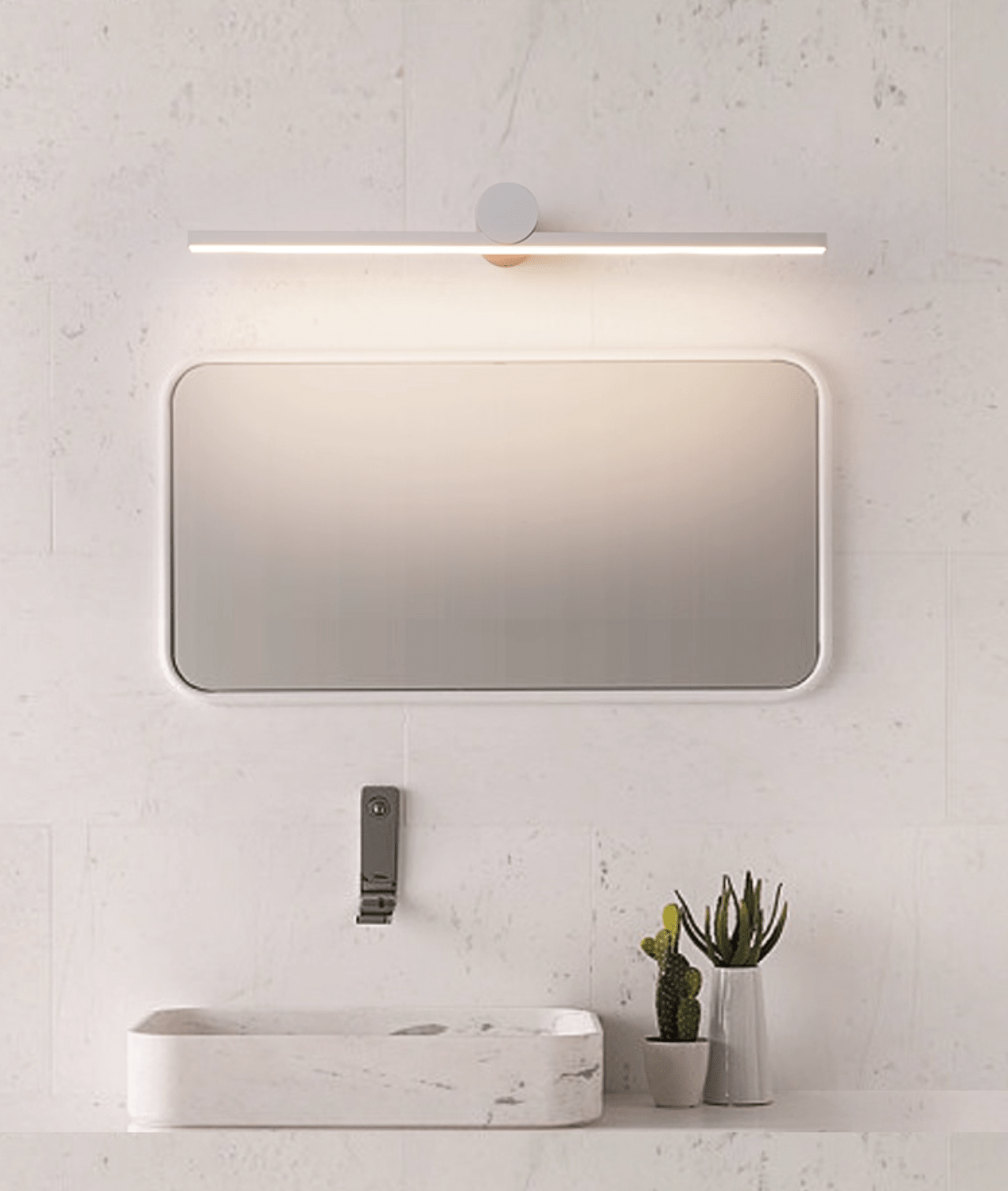 Kylb Black Slim Rechargeable Wall Lamp-Neutral Decor
