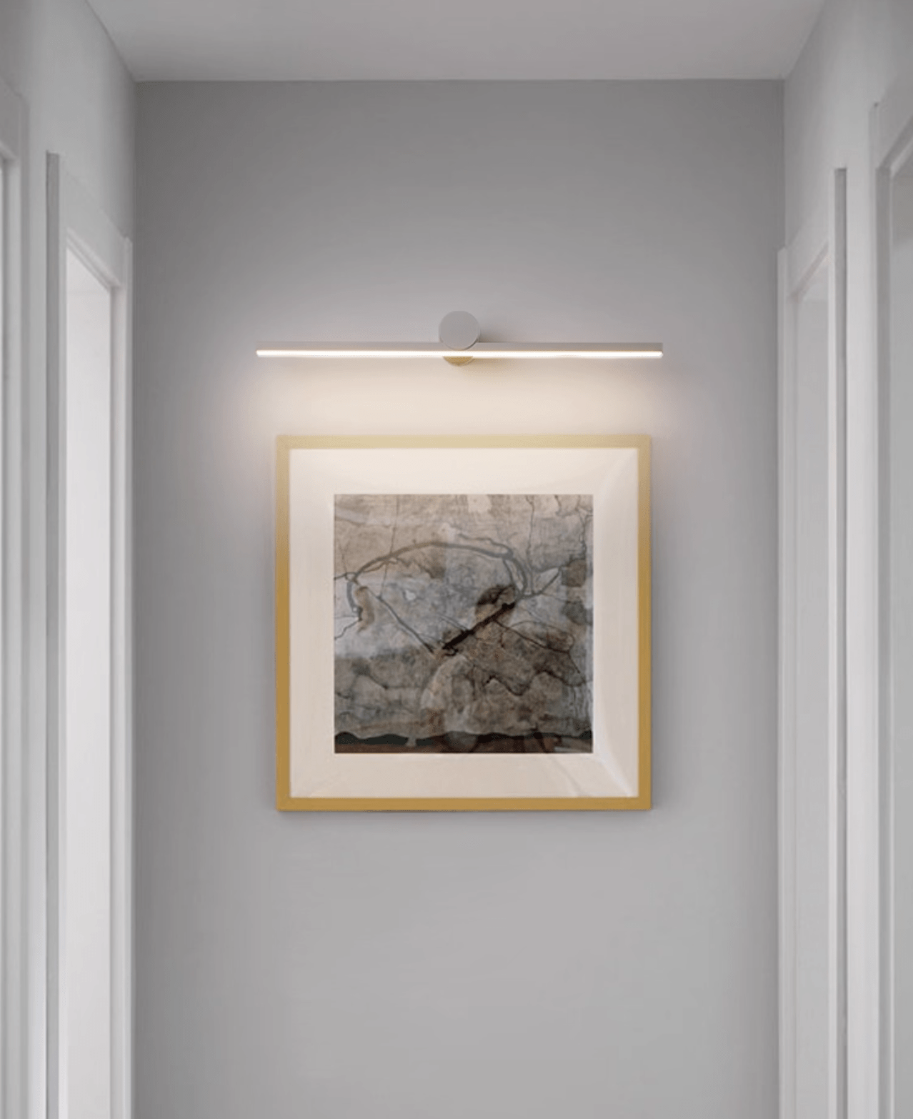 Kylb Black Slim Rechargeable Wall Lamp-Neutral Decor