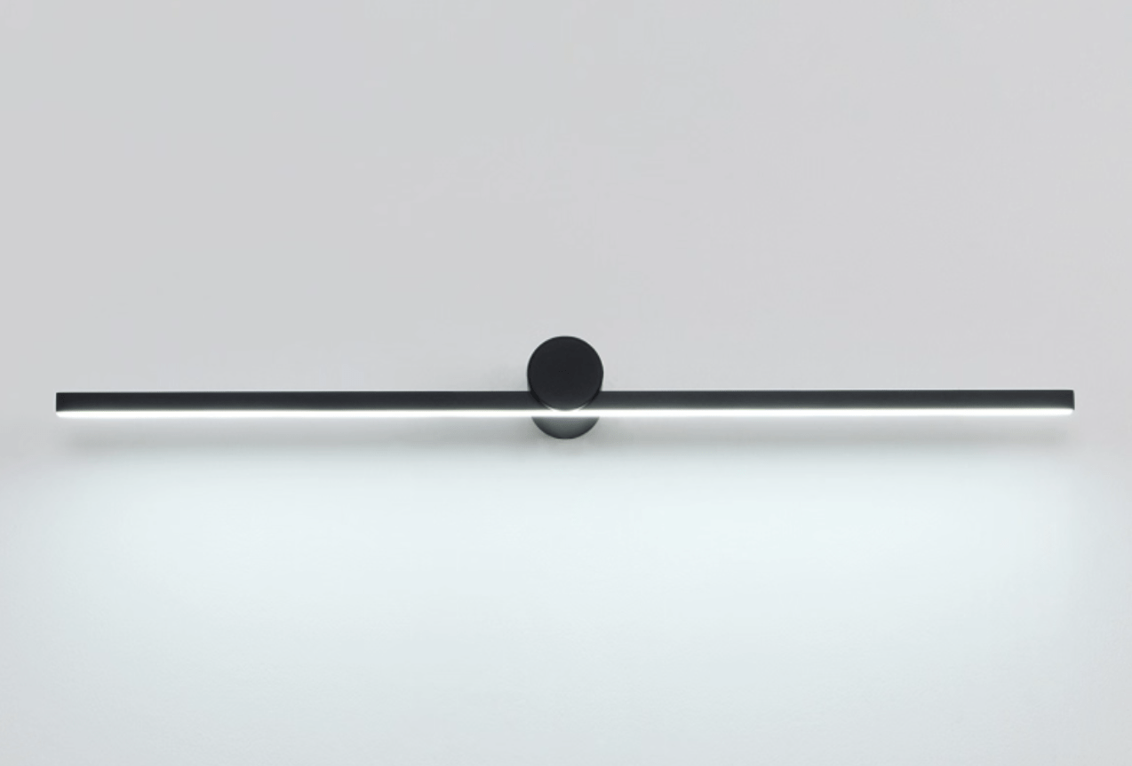 Kylb Black Slim Rechargeable Wall Lamp-Neutral Decor
