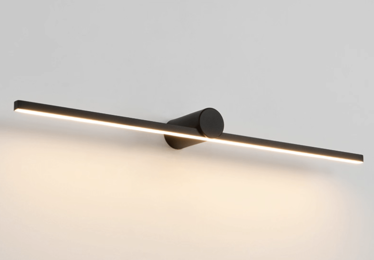 Kylb Black Slim Rechargeable Wall Lamp-Neutral Decor