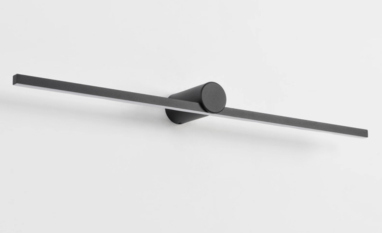 Kylb Black Slim Rechargeable Wall Lamp-Neutral Decor