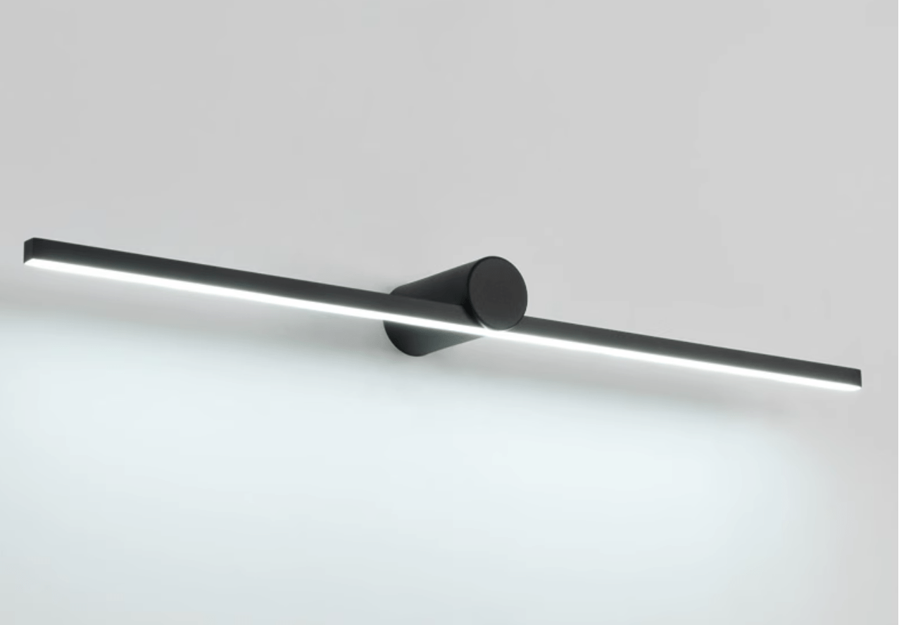 Kylb Black Slim Rechargeable Wall Lamp-Neutral Decor