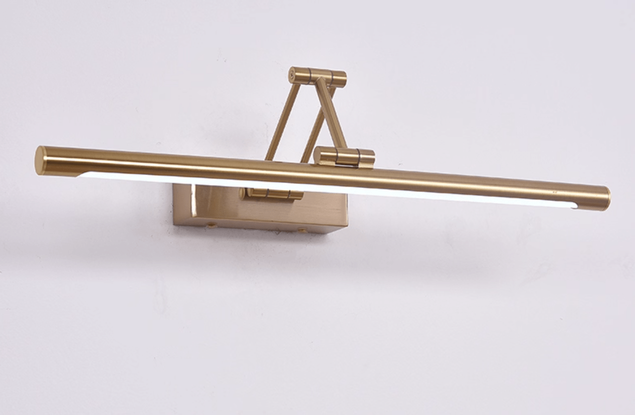 Geth Gold Frame Rechargeable Wall Light-Neutral Decor