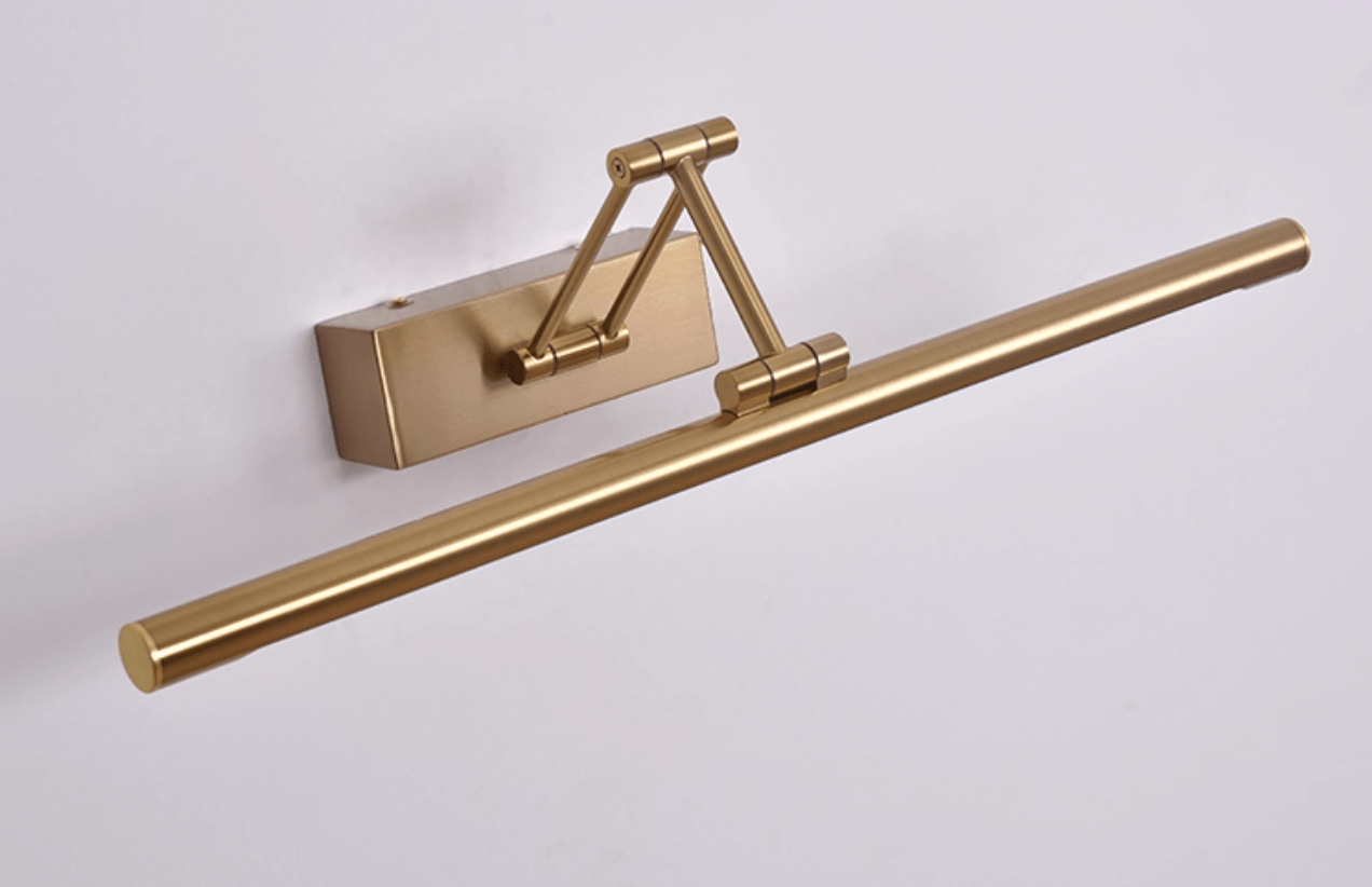 Geth Gold Frame Rechargeable Wall Light-Neutral Decor