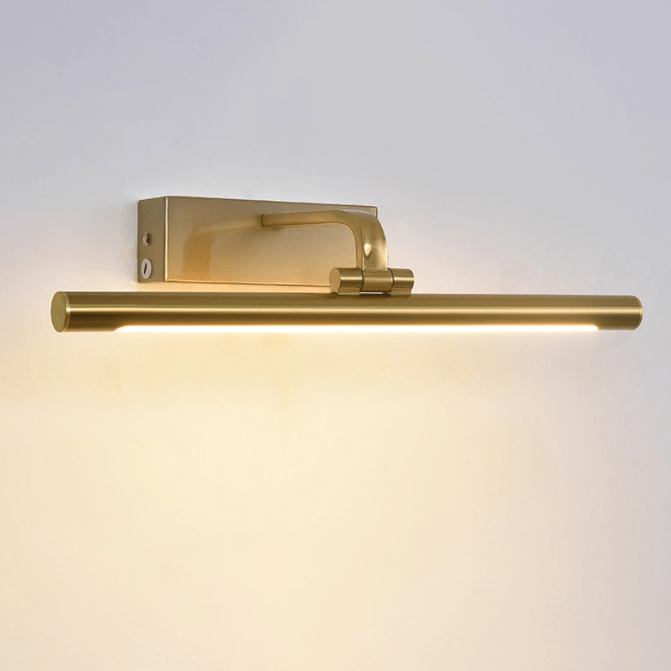 Geth Gold Frame Rechargeable Wall Light-Neutral Decor